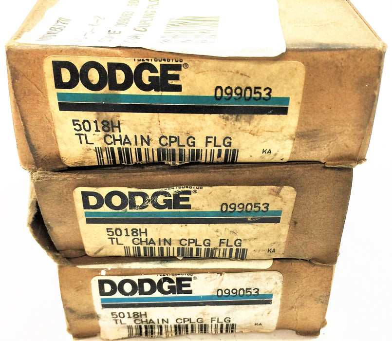 DODGE Taper Lock Chain Coupler Flange 5018H [Lot of 3] NOS