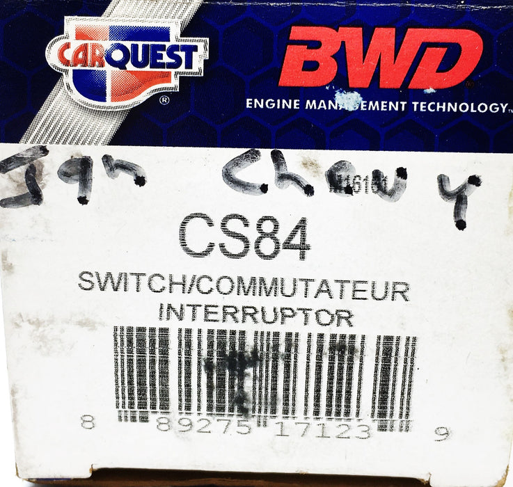 Carquest BWD Switch CS84 NOS