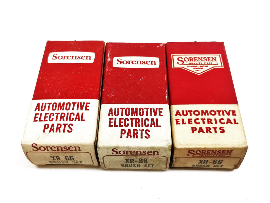 Sorensen Alternator Brush Set XR-66 [Lot of 3] NOS