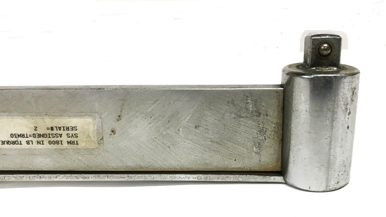 Sturtevant 1/2 inch Drive Flat Beam Torque Wrench F-1800-1 USED