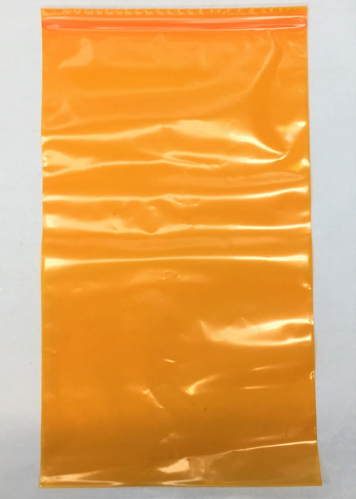 Ty-Flot 13" x 22" Polyethylene Orange Tinted Zip Lock Bag PLY1322 (400Pcs) NOS