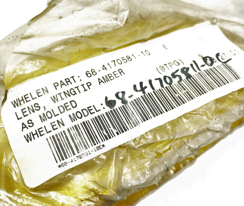 Whelen Wingtip Amber Lens 68-4170581-10 NOS