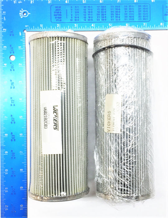 VICKERS Filter Element V6021B2C03 [Lot of 2] NOS