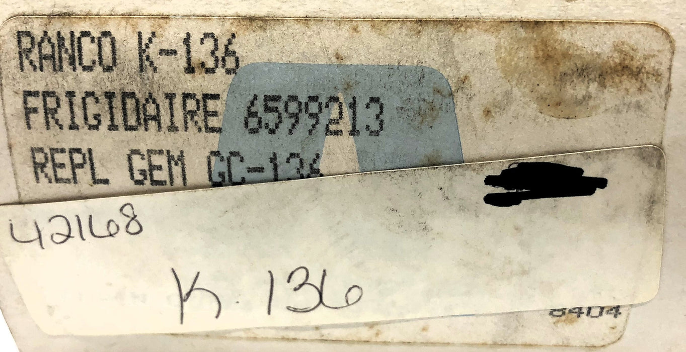 Ranco Cold Control K-136-70 (K-136) (GC-136) (6599213) NOS