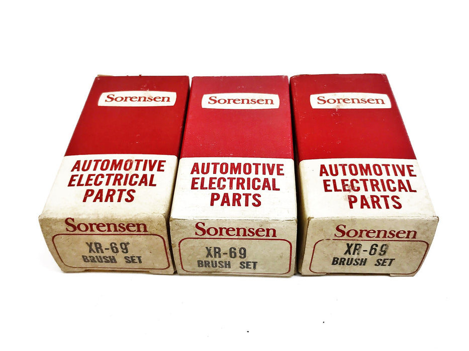 Sorensen Alternator Brush Set XR-69 [Lot of 3] NOS
