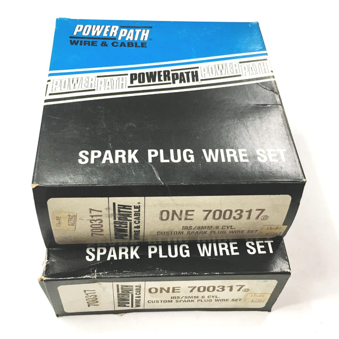 Power Path Spark Plug Wire Set [Lot of 2] 700317 NOS