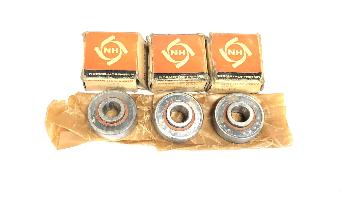 Norma Single Row Bearing 8011 [Lot of 3] NOS