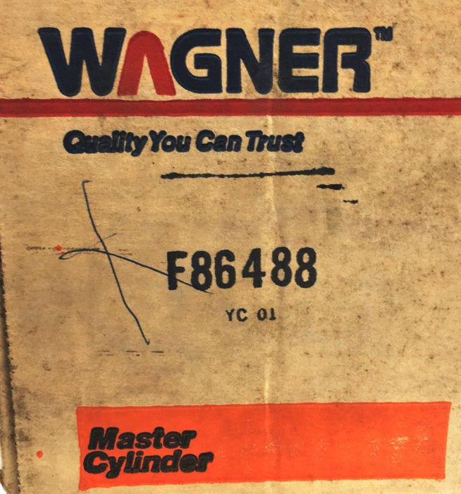 Wagner Brake Master Cylinder F86488 NOS