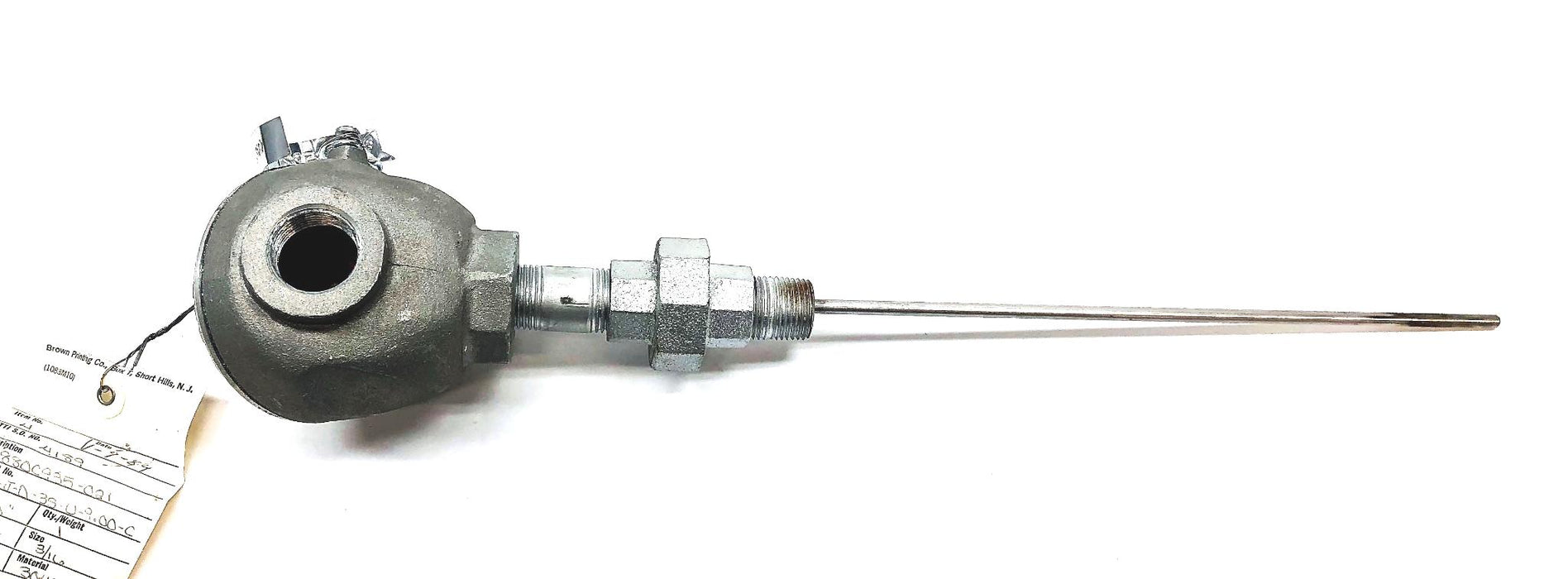 Tudor Technology Thermocouple 880C935-021 NOS