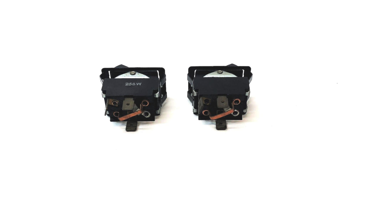 Unbranded 3 Pole On/OFF And High/Low Rocker Switch 258W(RS-47) [Lot of 2] NOS