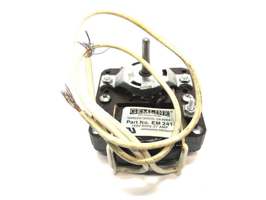 Gemline 120V 60HZ Evaporator Fan Motor EM241 [Lot of 2] NOS