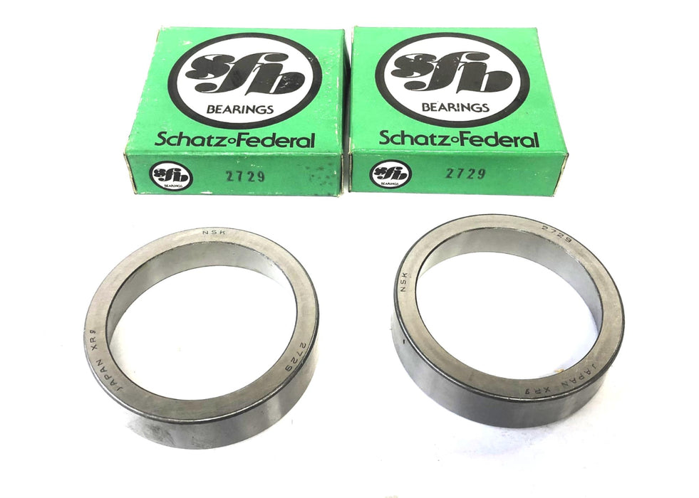 NSK Tapered Roller Bearing Cup 2729 [Lot of 2] NOS