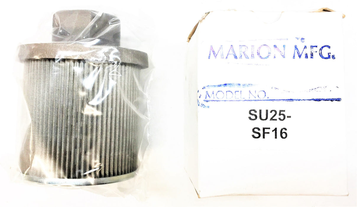 MARION MFG. Hydraulic Suction Strainer Filter SU25SF16 NOS
