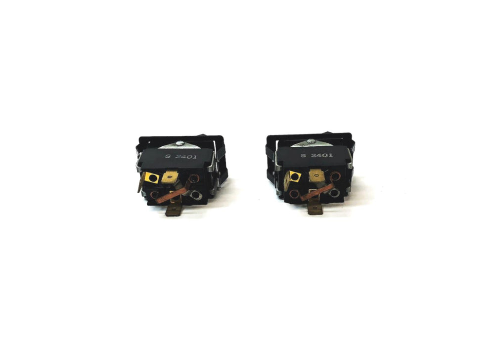 Unbranded 3 Pole On/OFF And High/Low Rocker Switch S 2401(RS-47) [Lot of 2] NOS