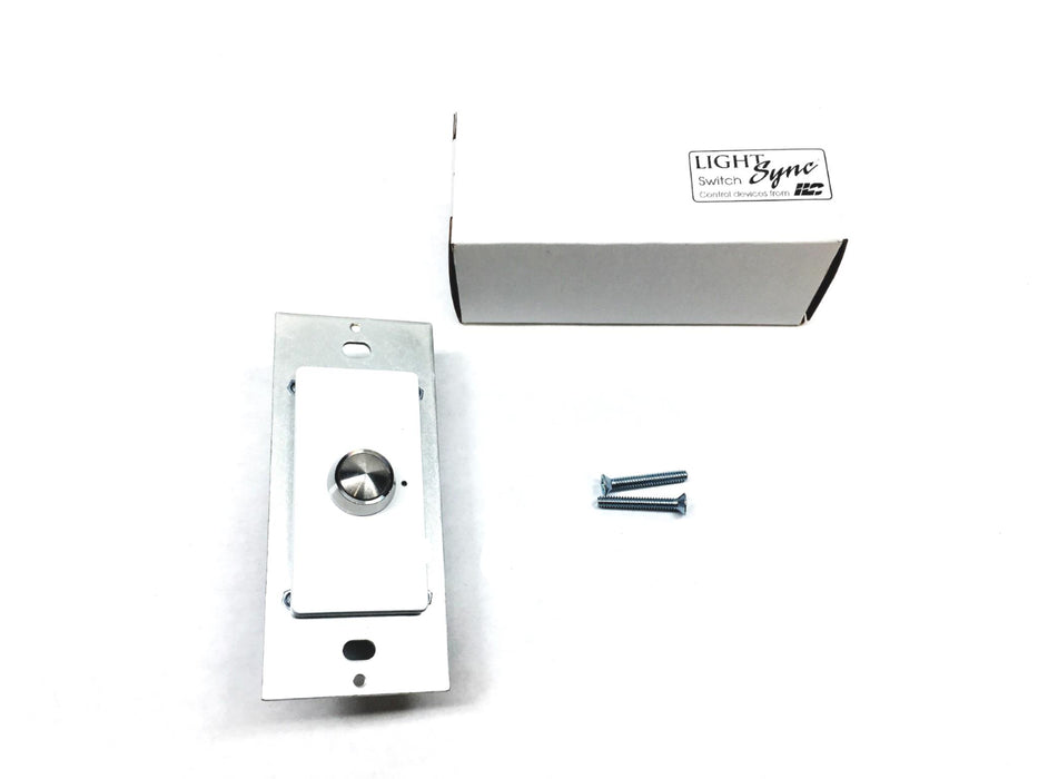 ILC Light Sync Control Devices Classic White 1 Button Switch LS-TS-C-WH-1 NOS