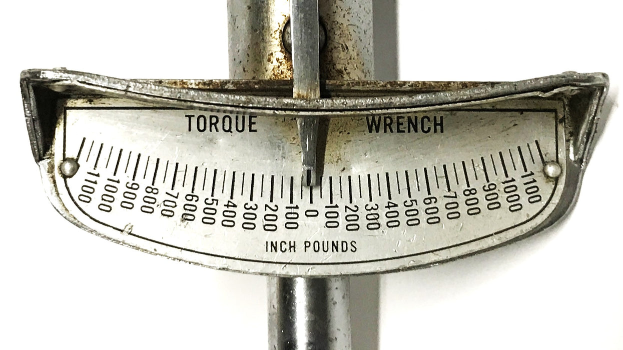 Sturtevant 1/2 inch Drive Flat Beam Torque Wrench F-1200-1 USED