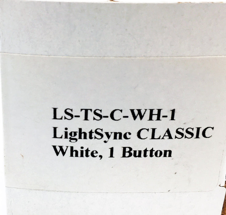ILC Light Sync Control Devices Classic White 1 Button Switch LS-TS-C-WH-1 NOS
