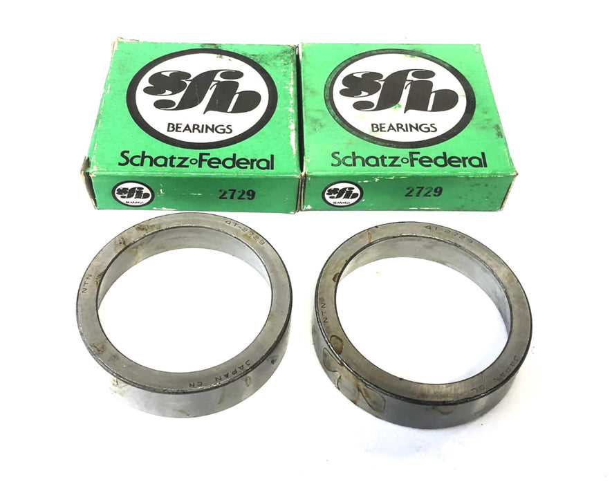 NTN Tapered Roller Bearing Cup 4T-2729 [Lot of 2] NOS