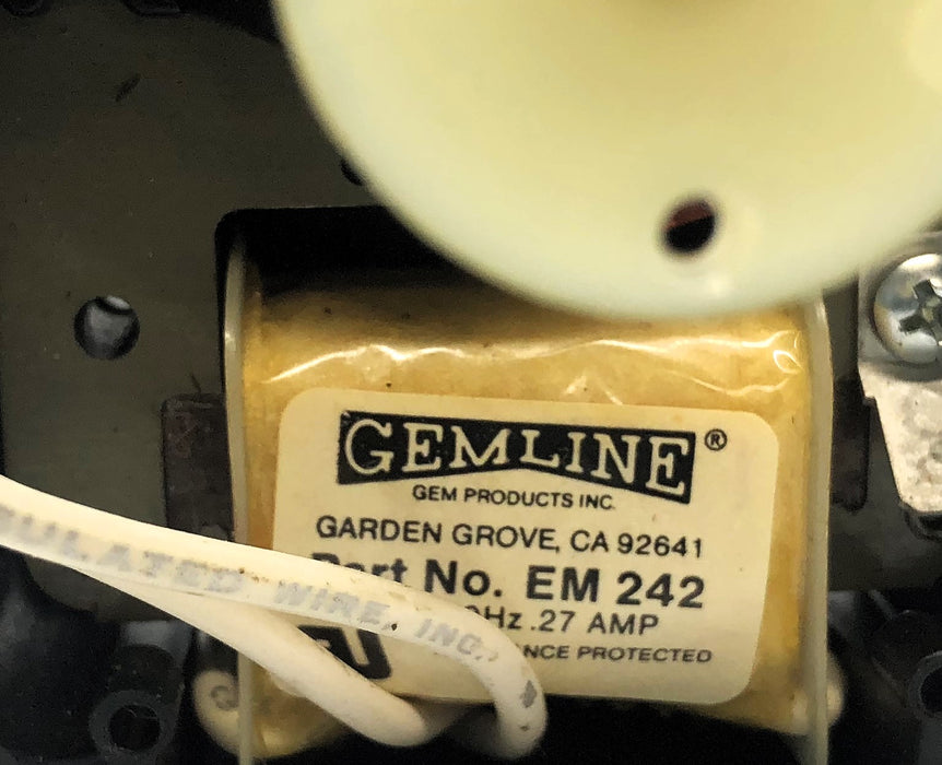 Gemline 120V 60HZ Evaporator Fan Motor W/ Hardware EM242 (EM-242) [Lot of 2] NOS
