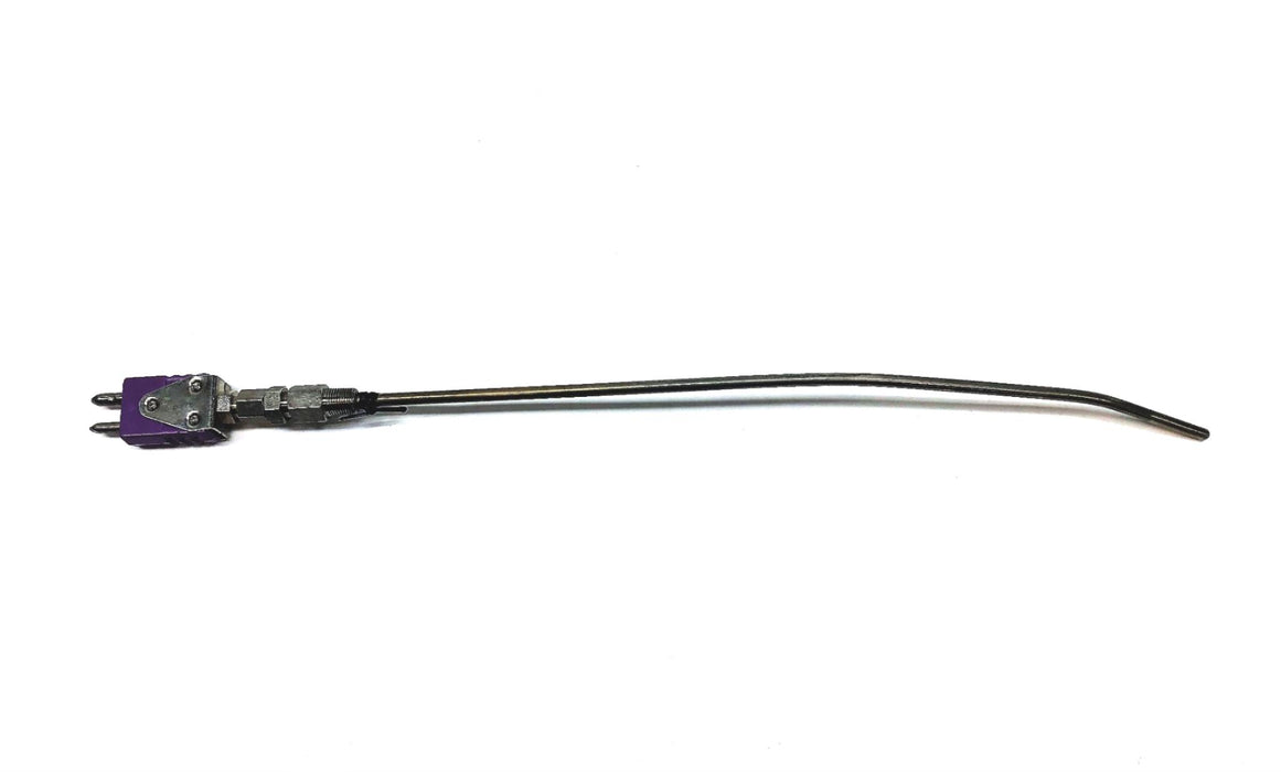 Unbranded Thermocouple Temperature Sensor Probe Bent Shaft 16-3/4 Inch OAL USED