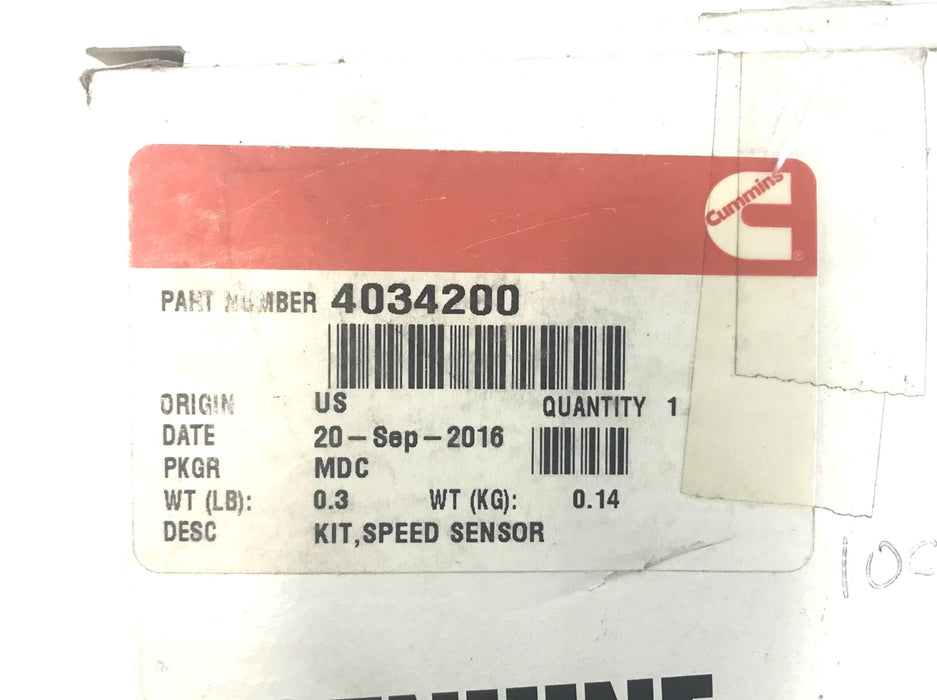 Cummins Genuine Speed Sensor Kit 4034200 NOS