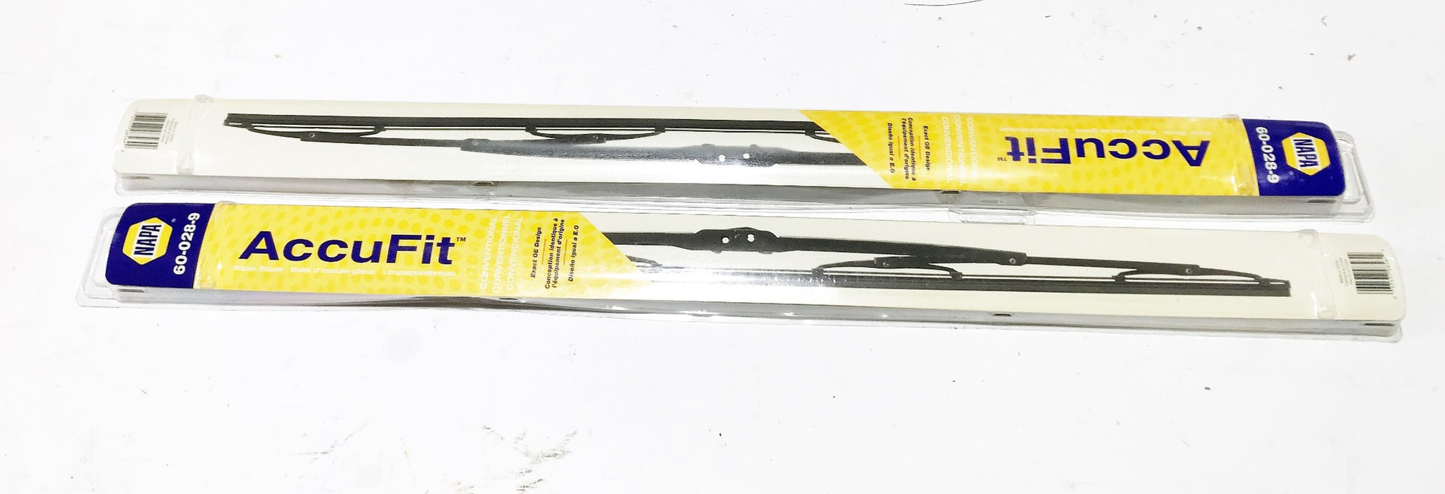 NAPA "AccuFit" Windshield Wiper Blade 60-028-9 [Lot of 2] NOS