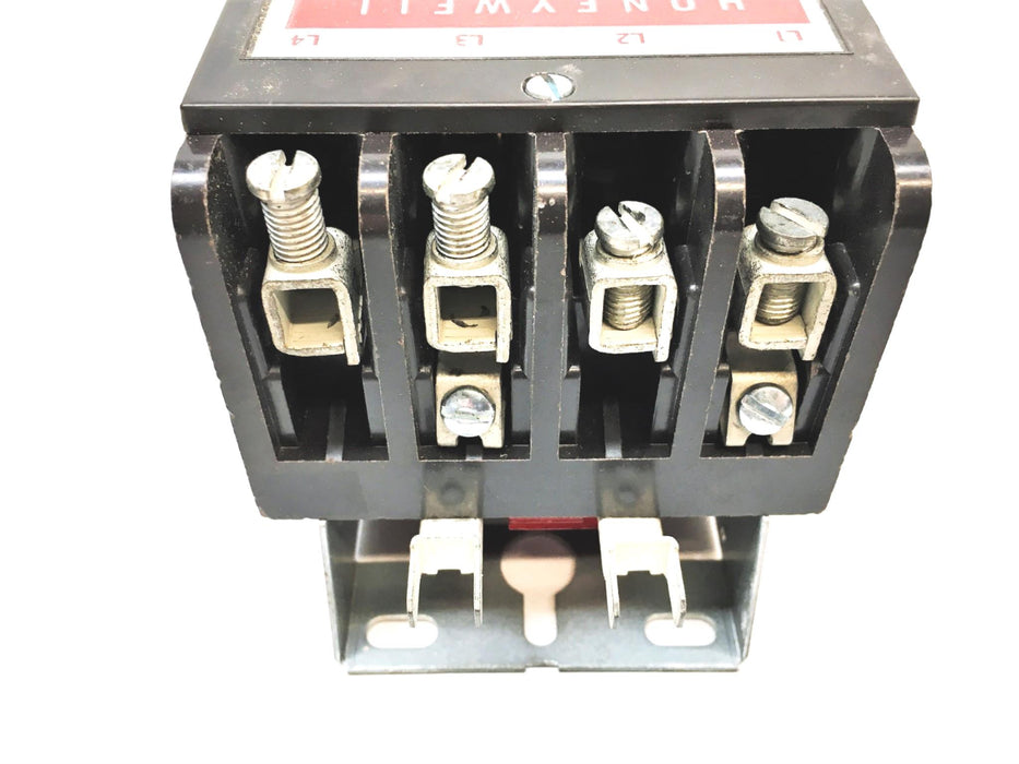 Honeywell 40 A 4 Pole Connection R4214P 1008 USED