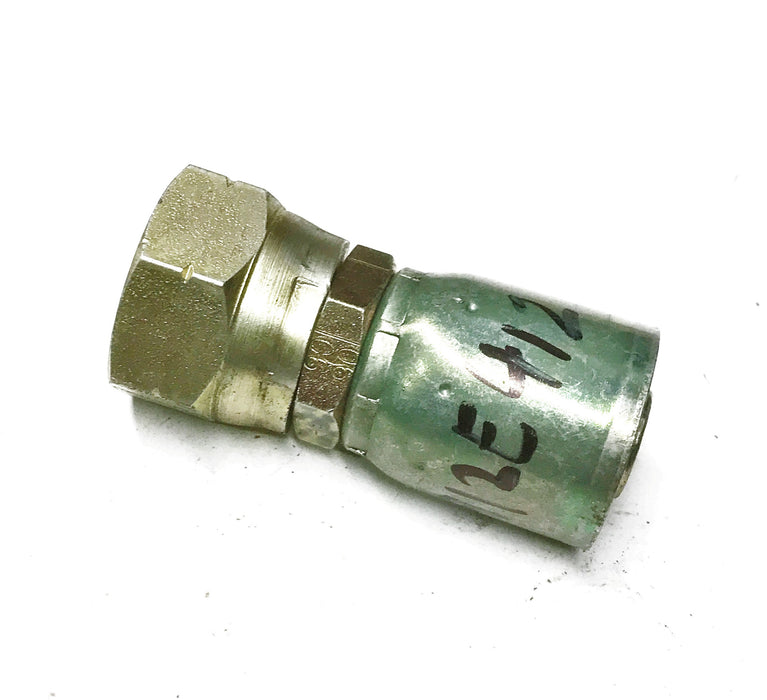 Eaton "Coll-O-Crimp" Female Swivel Fitting 06912E412 NOS