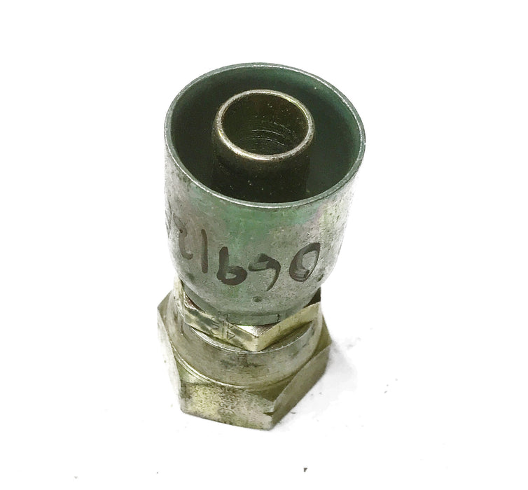 Eaton "Coll-O-Crimp" Female Swivel Fitting 06912E412 NOS