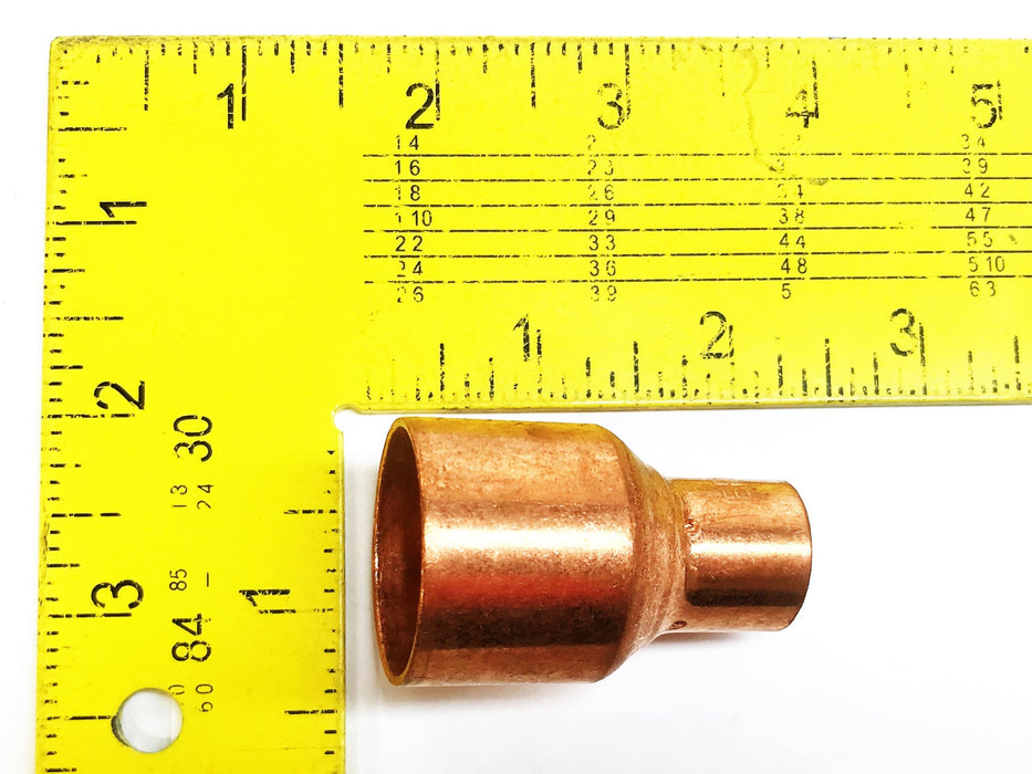 EPC Copper 1" Sweat x 1/2" Sweat Coupling [Lot of 3] NOS