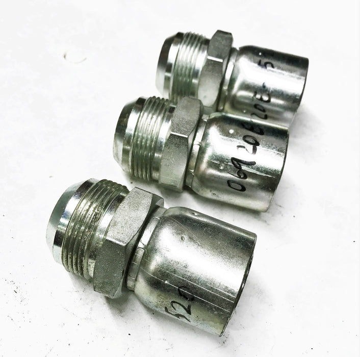 Eaton "Coll-O-Crimp" Hydraulic Crimp Fitting 06920E-520 [Lot of 3] NOS