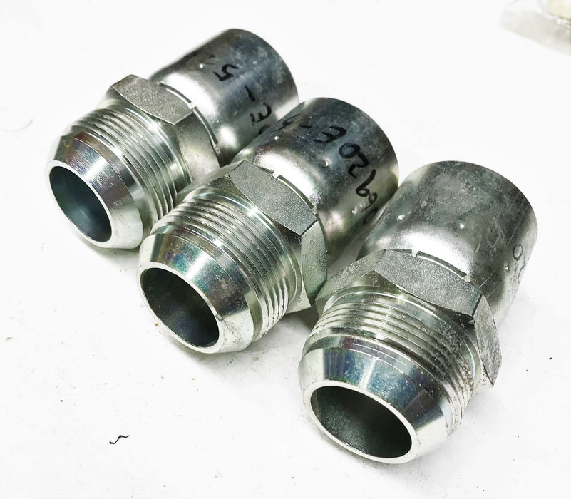 Eaton "Coll-O-Crimp" Hydraulic Crimp Fitting 06920E-520 [Lot of 3] NOS