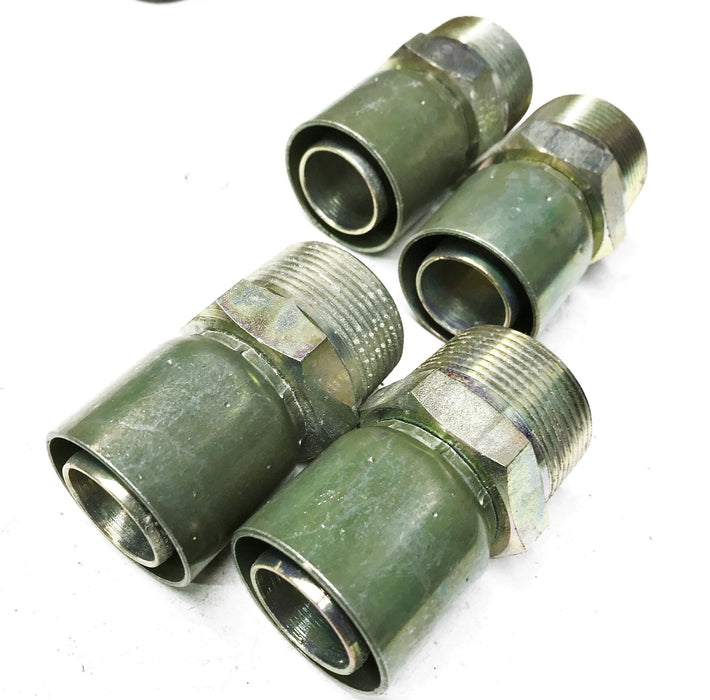 Eaton Hydraulic Crimp Fitting 06920E-120 [Lot of 4] NOS