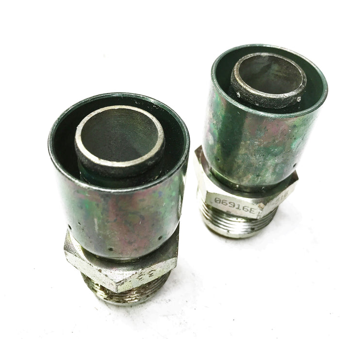 Eaton Weatherhead Hydraulic Fitting 06916E-516 [Lot of 2] NOS