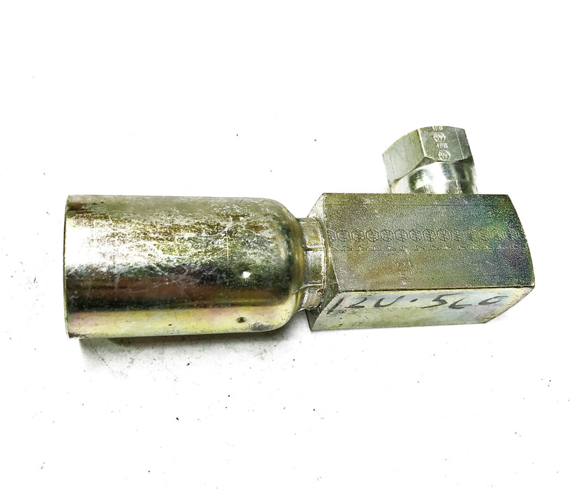 Eaton Weatherhead 90 Degree Hose End 12U-560 NOS