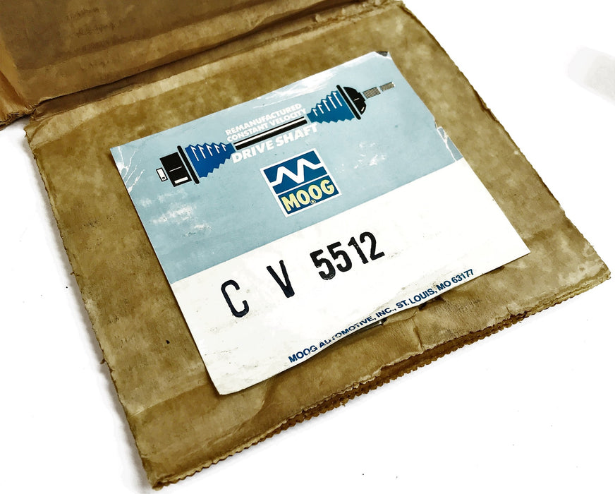 Moog Re-Manufactured Constant Velocity Driveshaft Axle CV5512 NOS