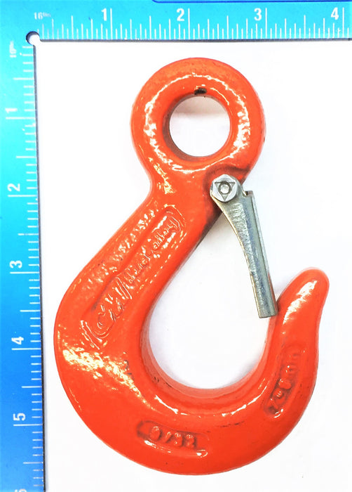 CM 9/32" Eye Sling Hook w/ Safety Latch HA800/1000 NOS