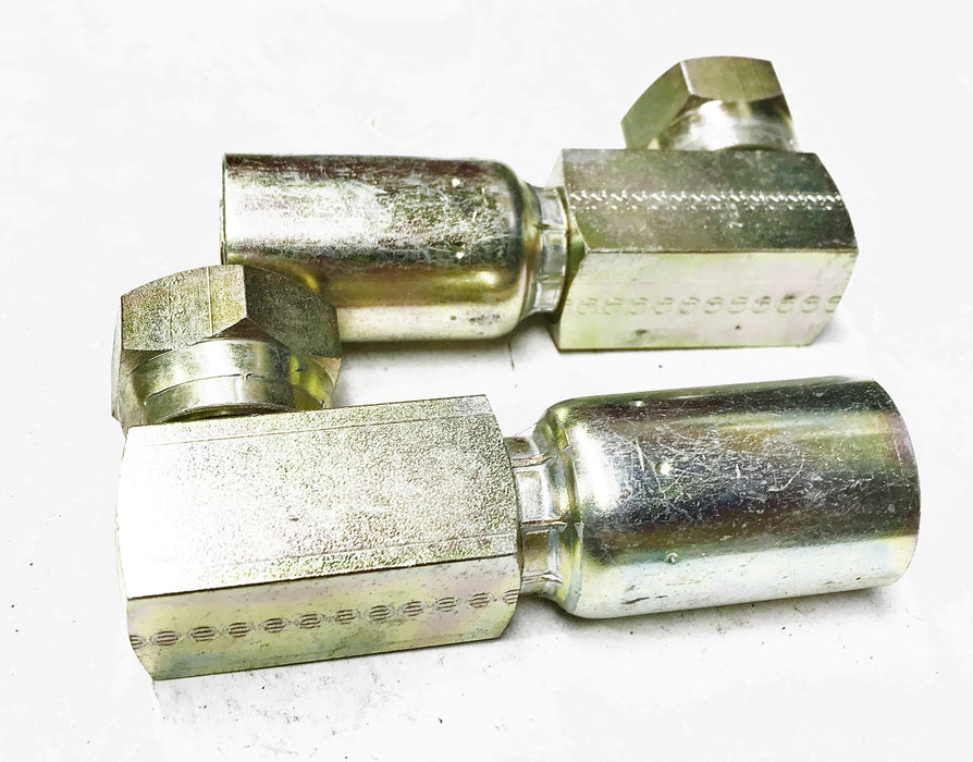 Eaton Weatherhead 90 Degree Hose End 12U-564 [Lot of 2] NOS