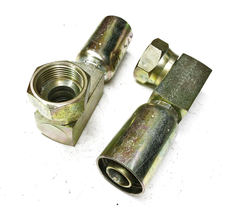 Eaton Weatherhead 90 Degree Hose End 12U-564 [Lot of 2] NOS