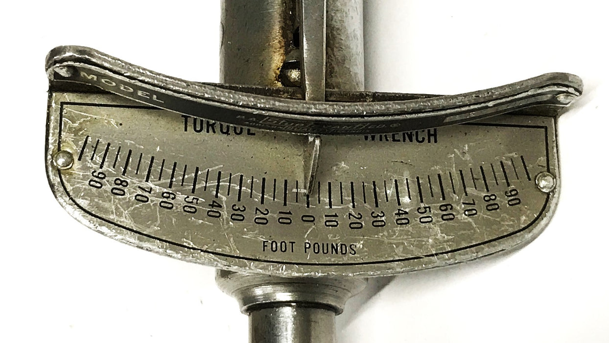 Sturtevant 1/2 inch Drive Flat Beam Torque Wrench S-100 USED
