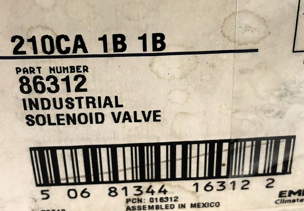Emerson Industrial Solenoid Valve 86312 (210CA1B1B) NOS