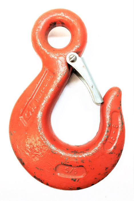CM Herc-Alloy 5/8" Eye Sling Hook w/Safety Latch 16-8 USED