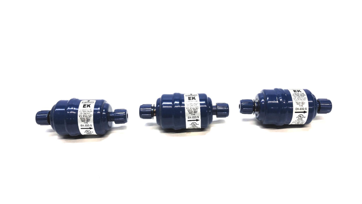Emerson EK Liquid Line Filter Drier EK-033S [Lot of 3] NOS