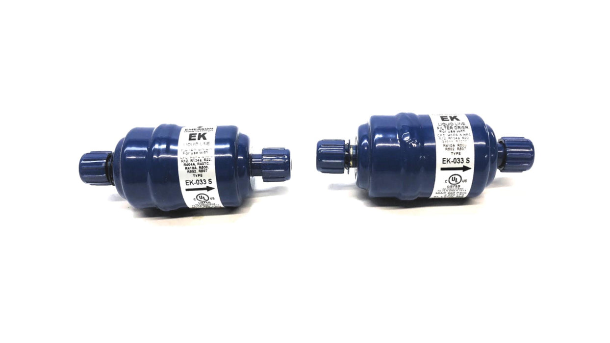 Emerson EK Liquid Line Filter Drier EK-033S [Lot of 2] NOS