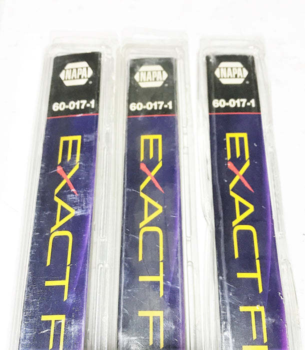 NAPA "Exact Fit" Windshield Wiper Blade 60-017-1 [Lot of 3] NOS