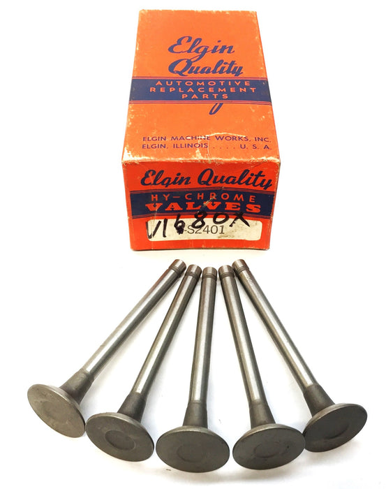 Elgin Quality Engine Intake Valve S2401 (5pcs) NOS