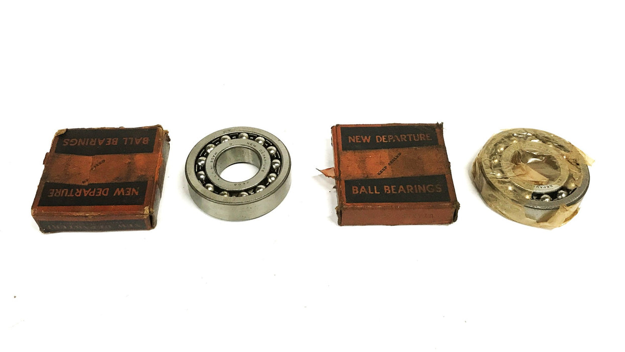 New Departure Self-Aligning Ball Bearing 2606 [Lot of 2] NOS