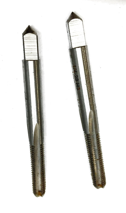 Drill America 1/4"-28 High Speed Steel Bottoming Tap DWT54471 [Lot of 2] NOS