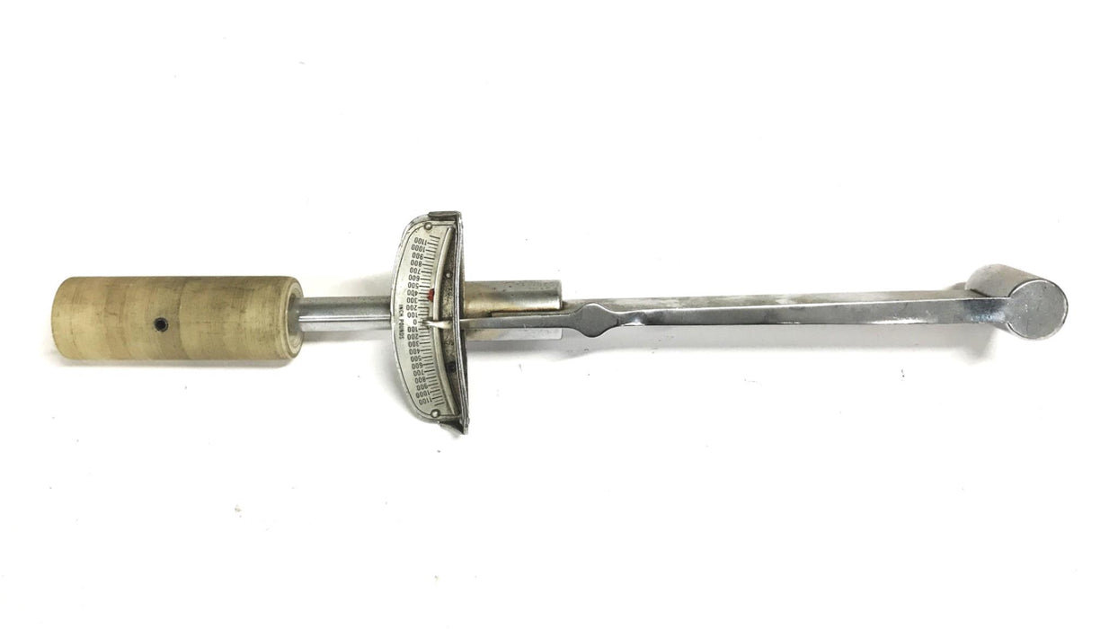 Sturtevant 1/2 inch Flat Beam Torque Wrench (with white handle) M-1200-1 USED