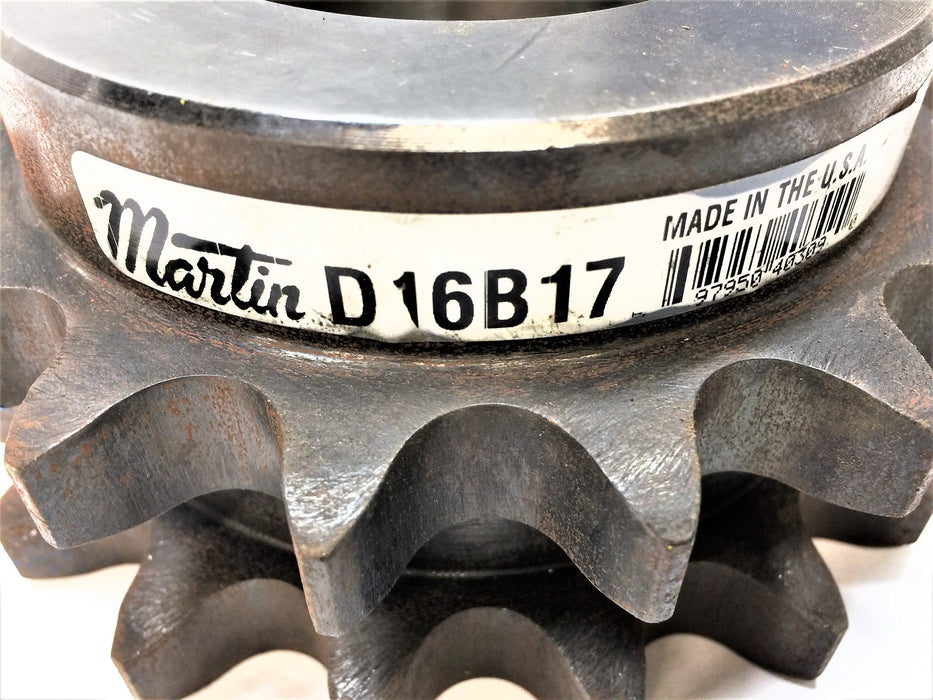 MARTIN SPROCKET AND GEAR Double-Strand Sprocket D16B17 NOS